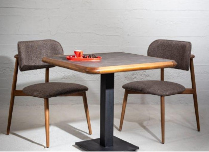  Landhausstil 5tlg. Esszimmer Set: Holztisch mit gemütlichen Stühlen
